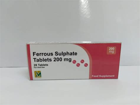 ferrous sulphate tablet mg facmed pharma prescription rs  piece id