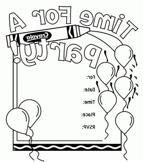 birthday balloons coloring pages   birthday balloons