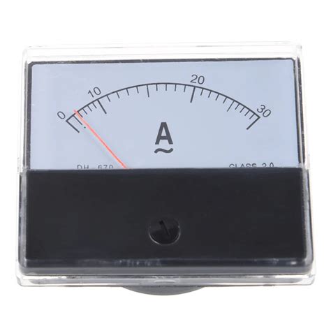 ac  rectangular panel analog meter ammeter ys   current meters  tools  aliexpress