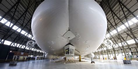 the butt shaped airlander 10 takes its maiden flight inverse