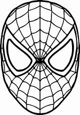 Coloring Spiderman Pages Mask Spider Man Colouring Printable Kids Sheets Print Mandala Wecoloringpage sketch template