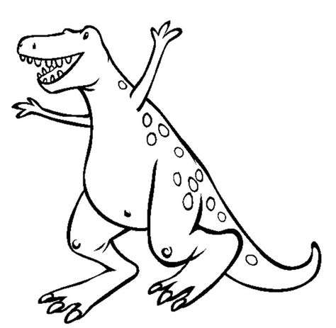 print tyrannosaurus rex dinosaur coloring pages