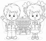 Coloring Elementary Pages Students Printable School Kids Getcolorings Color sketch template