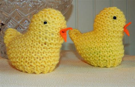 knit chicks  easter stitches  debbie
