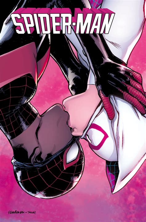 miles morales and gwen stacy together in spider man 12 first look comic vine