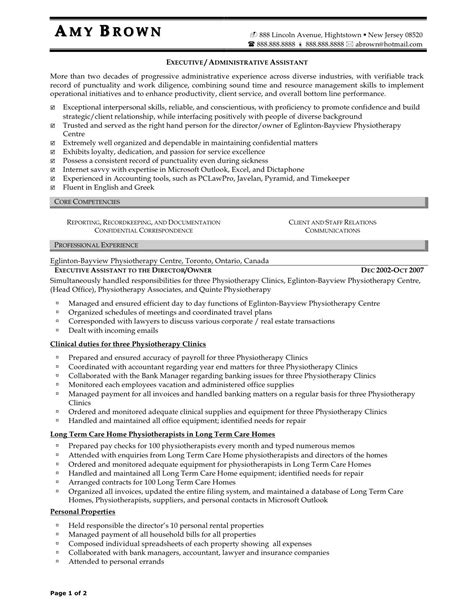 executive level resume samples sample resumes resume