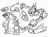 Kyogre Coloring Pokemon Pages Bubakids sketch template