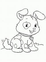 Coloring Baby Pages Cute Puppies Dogs sketch template