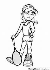 Tennis Disegno Scarica sketch template