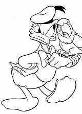 Donald Duck Coloring Pages sketch template