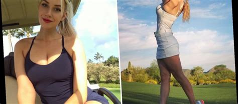 paige spiranac claims men have dated her in past just to get free golf