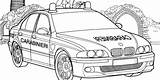 Police Coloring Pages Car Cars Truck Kids Choose Board Drawing sketch template