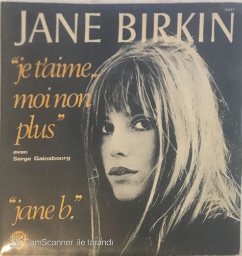 Jane Birkin And Serge Gainsbourg Je Taime Moi Non Plus 45lik Plak Satın Al