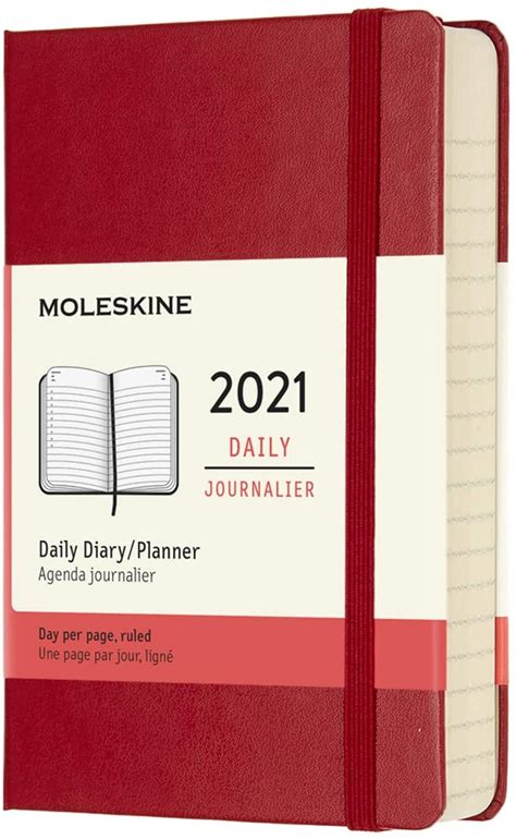 Agenda 2021 Moleskine 12 Month Daily Notebook Planner