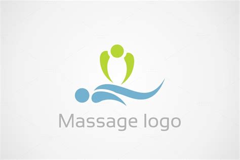 massage logo by on creative market logotipo de masaje