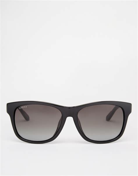 Lyst Gucci Wayfarer Style Sunglasses In Black For Men