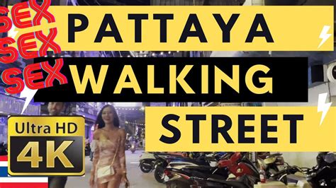 Pattaya Sex Tourist Capital Walking Street Feb 2022 4k Youtube