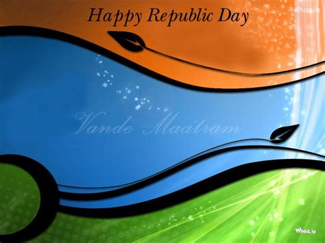 happy republic day vande matram hd wallpaper