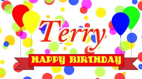 happy birthday terry song youtube