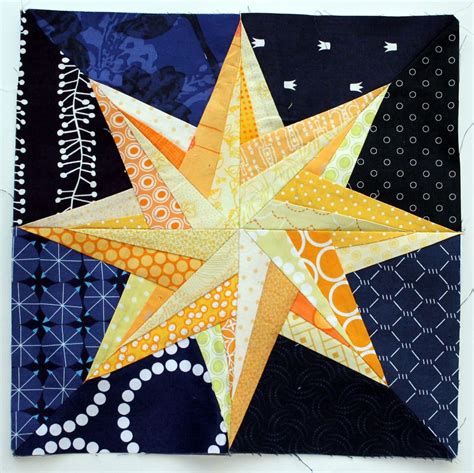 paper pieced star quilt block  paper piecing patterns paper