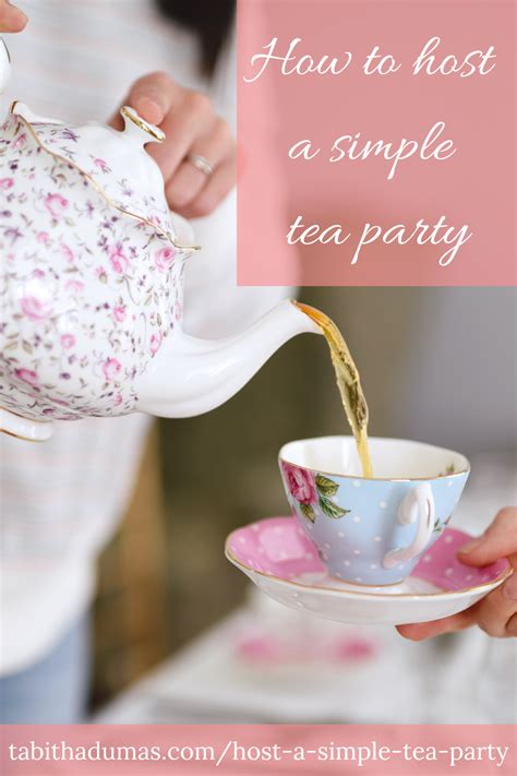 host  simple tea party