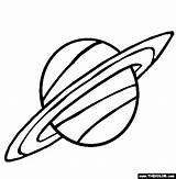 Saturn Planet Coloring Pages Outline Planets Clipart Cliparts Clip Printable Online Color Thecolor Labels sketch template