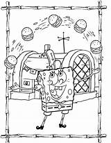 Spongebob Coloring Krusty Krab Mr 101coloring sketch template