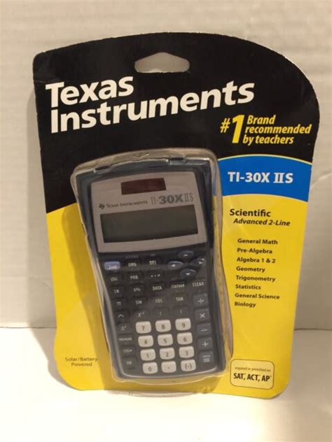 texas instruments ti  iis scientific calculator ebay