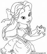 Coloring Disney Princess Pages Cute Printable sketch template