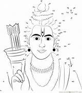 Rama Navami sketch template