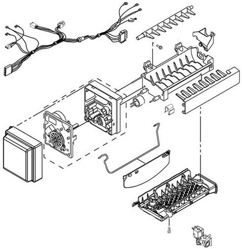lg craft ice maker parts diagram