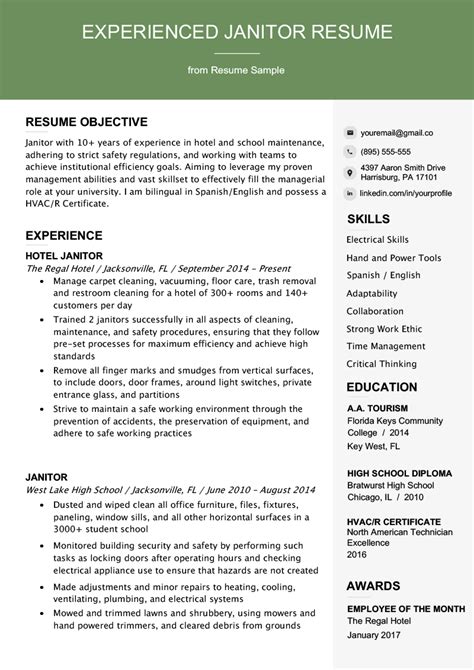 professional experienced samples resume manager resume examples