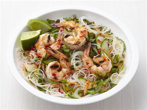 Rice Noodle Salad With Shrimp Recipe Food Network Kitchen Food