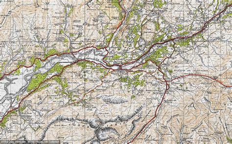 historic ordnance survey map  dolgellau