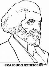 Frederick Douglass Coloring Getcolorings Getdrawings Printable Pages Color sketch template