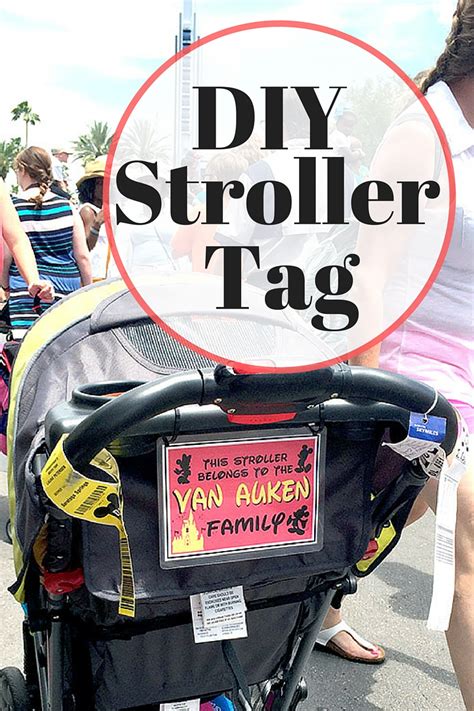 printable disney stroller tags printable templates