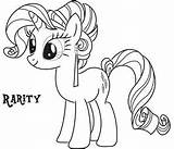 Mlp Rarity Pony sketch template