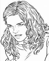 Hermione Granger sketch template