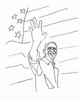 Presidents Barack Coloringhome sketch template