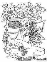 Pages Coloring Jadedragonne Fairy Jade Stamps Books Adult Colouring Green Dragonne Digi Lineart Deviantart Drawing Christmas Printable Fairies Dragon Choose sketch template