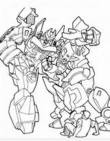 Transformers Fighting Coloring Megatron Advertisement Coloringpagebook Book Comment First Printable sketch template