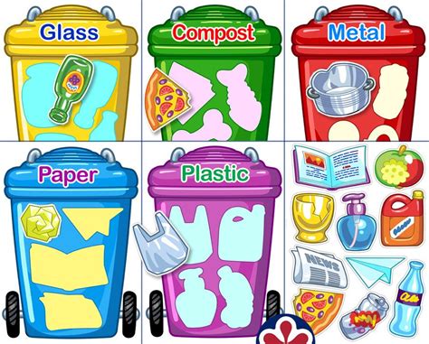 printable worksheets teachersmagcom recycle preschool