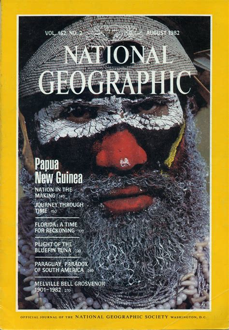National Geographic August 1982 Papua New Guinea Nation In The Making