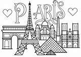 Eiffel Monuments Triomphe Arc Erwachsene Adultos Francia Malbuch Fur Adulti Justcolor Cathedrale Imprimer Coloriages Dibujo Texte París Stampare Coeurs Monumentos sketch template