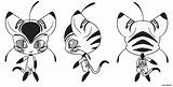 Ladybug Kwami Miraculous Ausmalbilder Colorir Coloriage Imprimer Tikki Torra Zodiac Nooroo sketch template