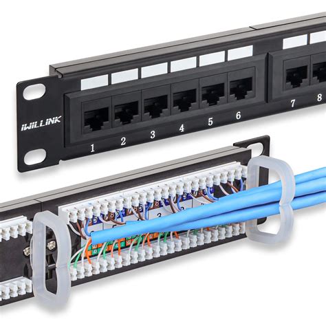 buy iwillink ul listed  port patch panel cat patch panel rj