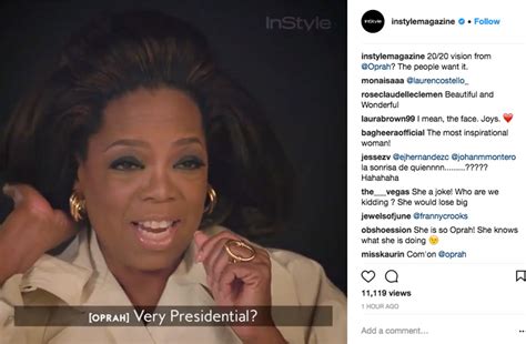 Oprah Talks Presidential Run “it’s Not Something That Interests Me