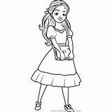 Princess Coloring Pages Isabel Elena Avalor Luisa Kids Coloringpages101 sketch template