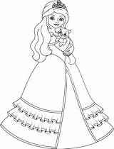 Prenses Boyama Colorear Princesse Sayfası Myloview Prinzessinnen Bailarina Prinzessin Resmi Kaynağı Okuloncesitr Makalenin Vinilo sketch template
