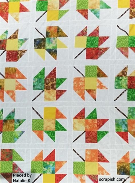 maple leaf quilt pattern easy  beginners